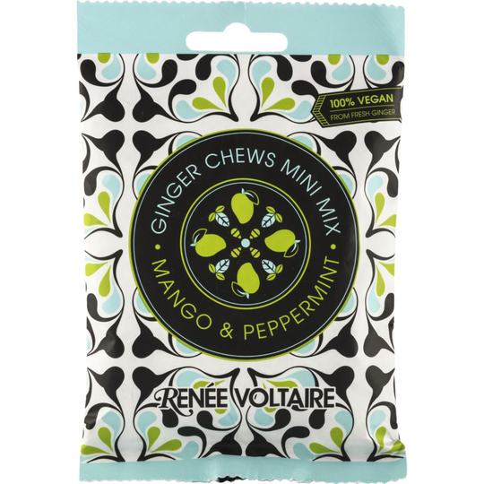 Renée Voltaire Ginger Chews Mini Mix Mango Peppermint 48 g