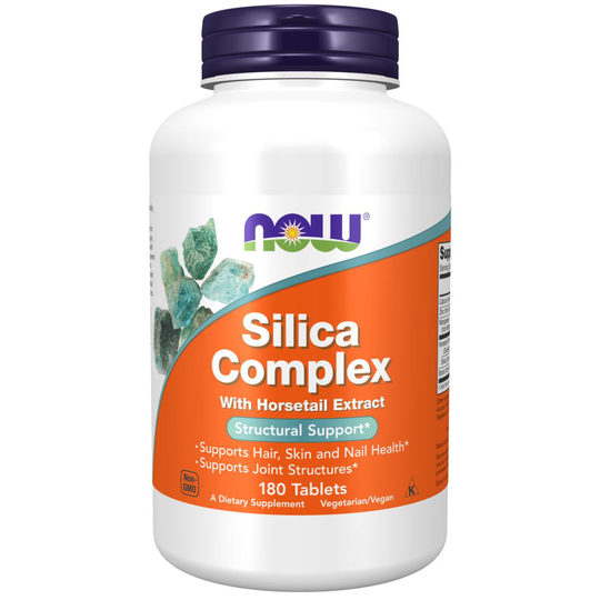 NOW Silicia Complex 180 tabletter