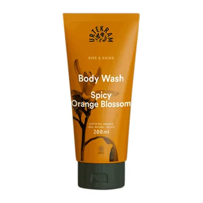 Urtekram Beauty Rise & Shine Spicy Orange Blossom Body Wash, 200 ml