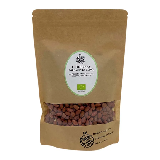 Powerfruits Jordnötter, 500 g ekologisk
