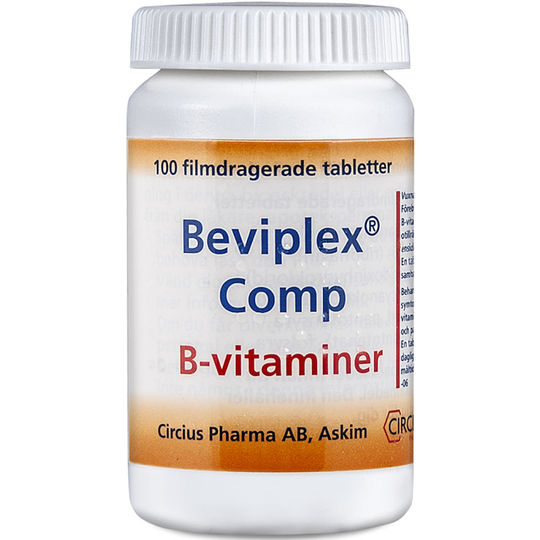 Beviplex Comp Filmdragerad tablett Burk, 100tabletter