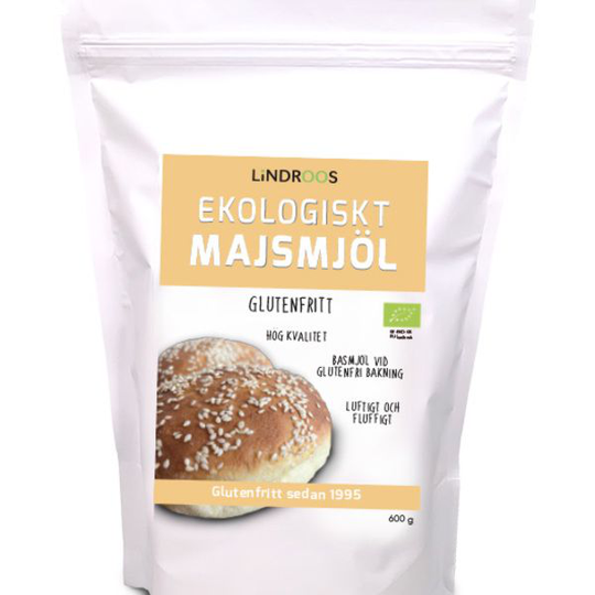 Lindroos Ekologiskt Majsmjöl 600 g