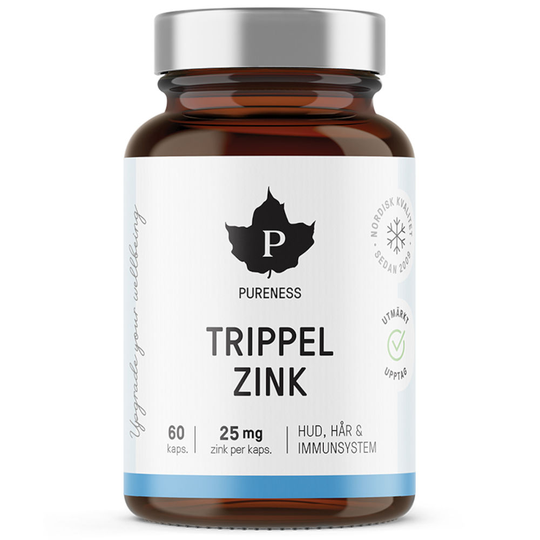Pureness Trippel Zink 60 kapslar