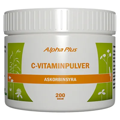 Alpha Plus C-vitaminpulver, 200 g
