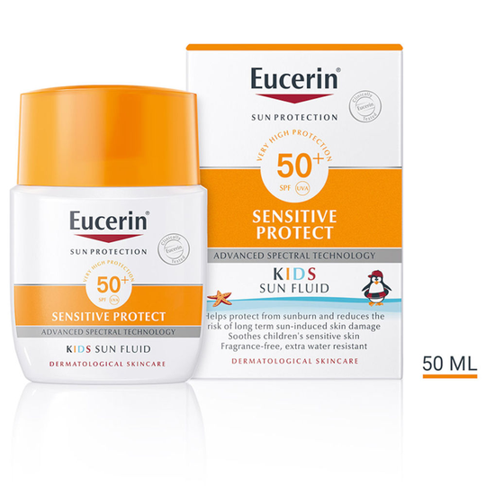 Eucerin Sens Prot Kids Sunfluid Oparf SPF50+ 50ml