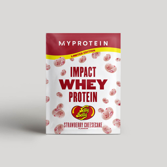Vassleprotein - Impact Whey Protein (Smakprov) - 25g - Jelly Belly - Strawberry Cheesecake