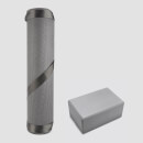 MP Yoga Mat and Block Bundle - Grå
