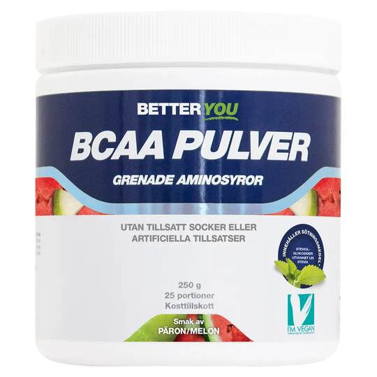 Better You Naturligt BCAA Pulver Päron & Melon, 250g