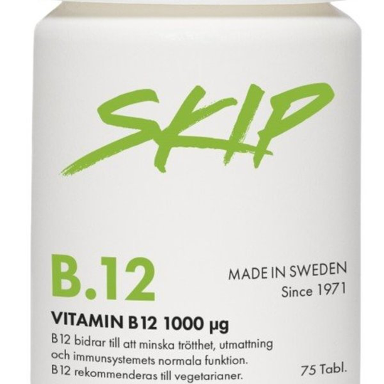 Skip Nutrition Skip B.12 1000mcg 75 tabletter