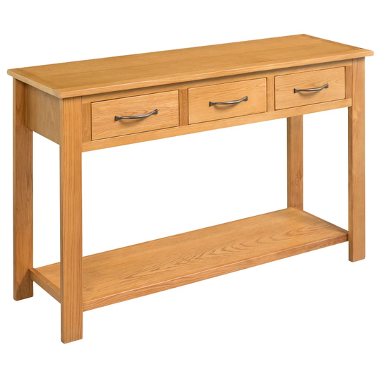 vidaXL Avlastningsbord 110x35x75 cm massiv teak