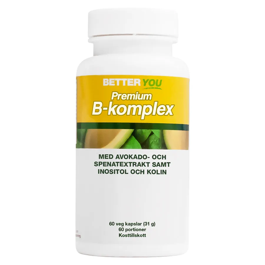 Better You Premium B-komplex, 60 kapslar