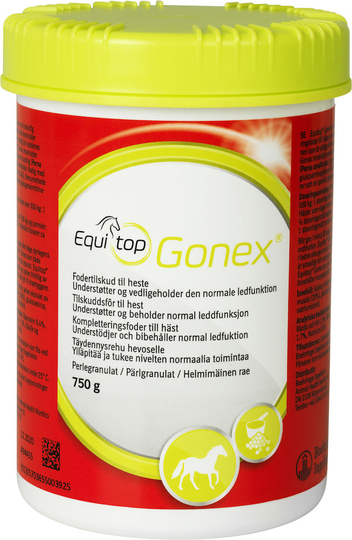Equitop Gonex Fodertillskott till häst 750g