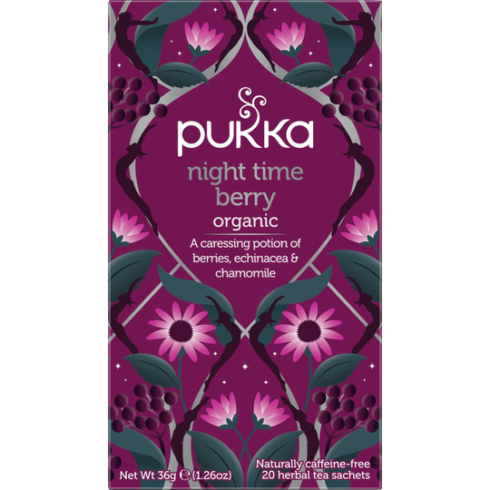 Pukka Herbs Night Time Berry Organic Koffeinfritt Te 20 st