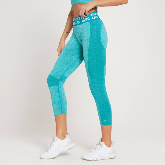 MP Women's Curve 3/4 Leggings - Lagoon - S
