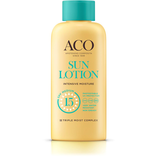Aco Sun Lotion SPF15 Solskydd Kropp 200 ml