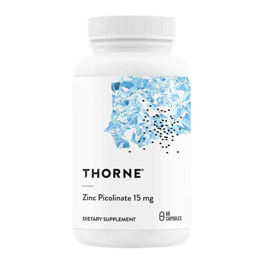 Thorne Research Zink Pikolinate 15mg, 60 kapslar