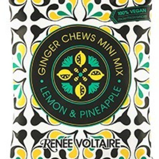 Renée Voltaire Ginger Chews Mini Mix – Lemon & Pineapple 48g
