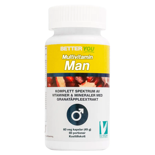 Better You Multivitamin Man, 60 kapslar
