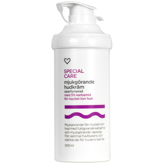 Hjärtats SpC Mjukgörande hudkräm 5% Karbamid Oparf 500ml