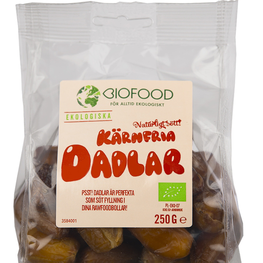 Biofood Dadlar Kärnfria 250 g