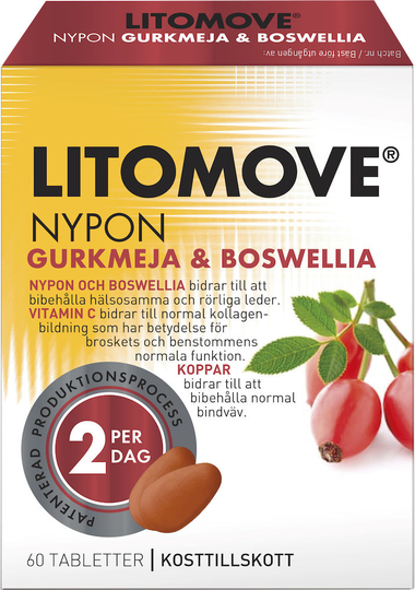 Litomove Gurkmeja & Boswellia Tablett 60st