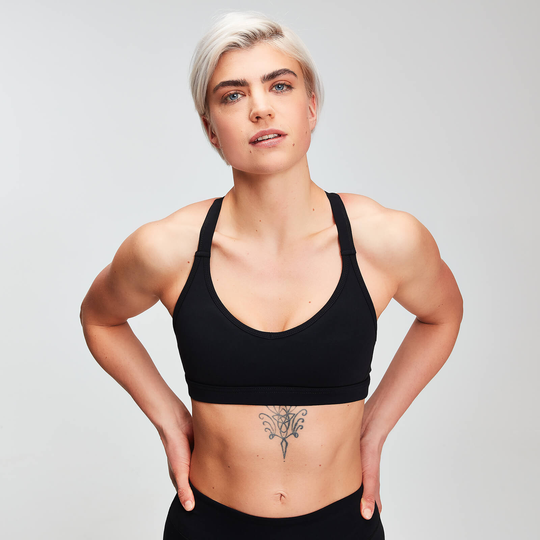 MP Power Mesh Sports Bra för kvinnor - Svart - XXS