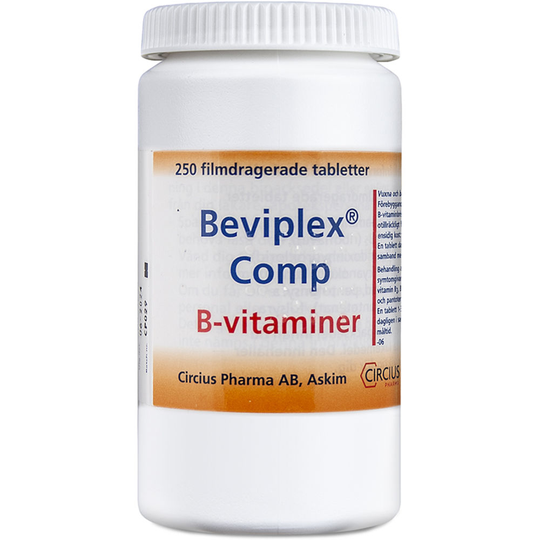 Beviplex Comp Filmdragerad tablett Burk, 250tabletter