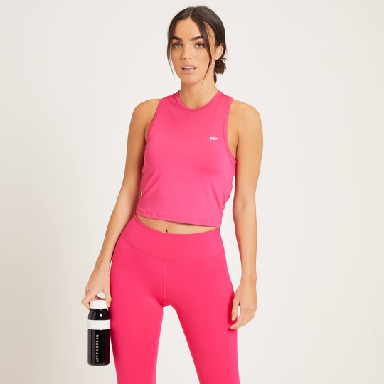 MP Women's Training Racerback Crop Tank - Magenta - XS