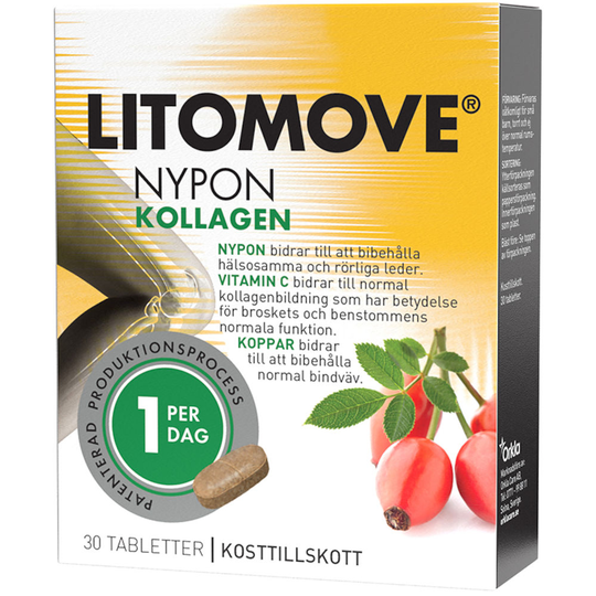 Litomove Nyponpulver Kollagen 30st