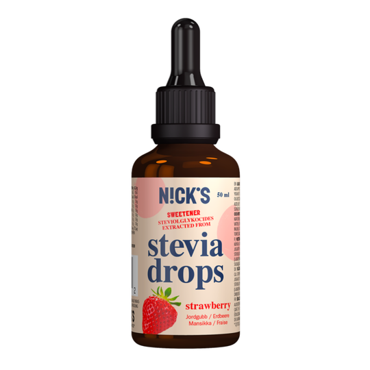 Nicks Stevia Drops Strawberry 50 ml