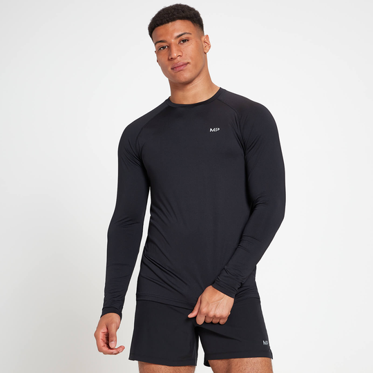 MP Men's Velocity Long Sleeve Top - Svart - L