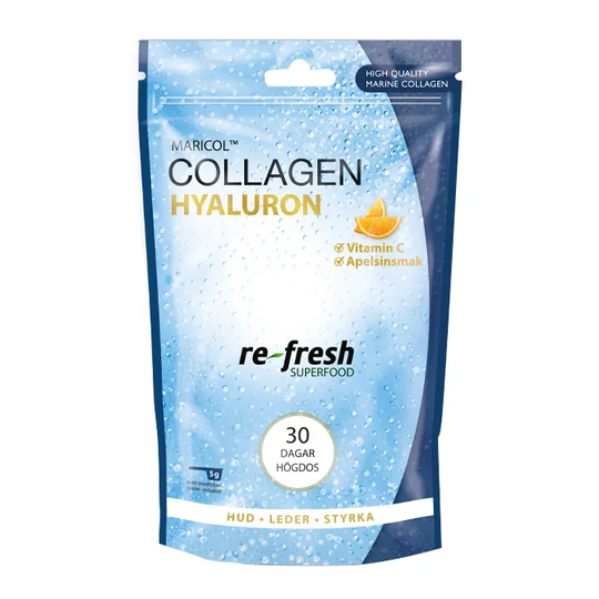 Re-fresh Superfood Collagen Hyaluron + C 30 Dagar Högdos, 150 g