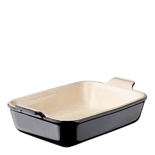 Le Creuset - Heritage Rektangulär Form 26x19 cm Svart