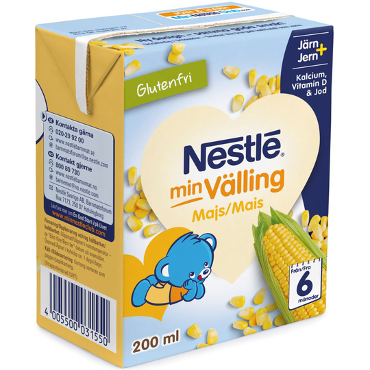 Nestlé Majsvälling drickfärdig 6 månader 200 ml