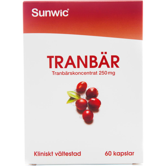 Sunwic Tranbärskoncentrt 250mg 60 kapslar