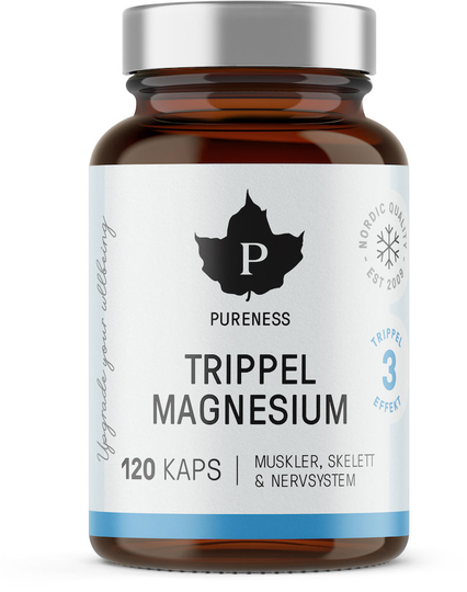 Pureness Trippel Magnesium 120 kapslar