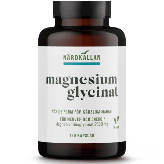 Närokällan Magnesiumglycinat 120 kapslar