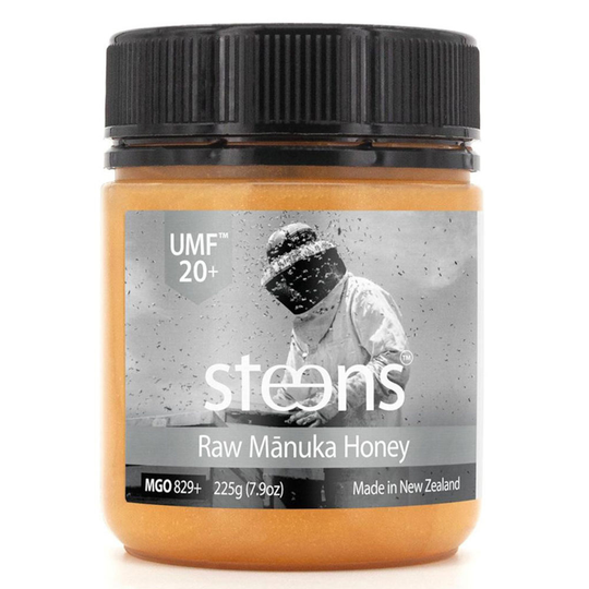 Steens UMF 20+ (MGO 829+) Raw Monofloral Manukahonung 225 g