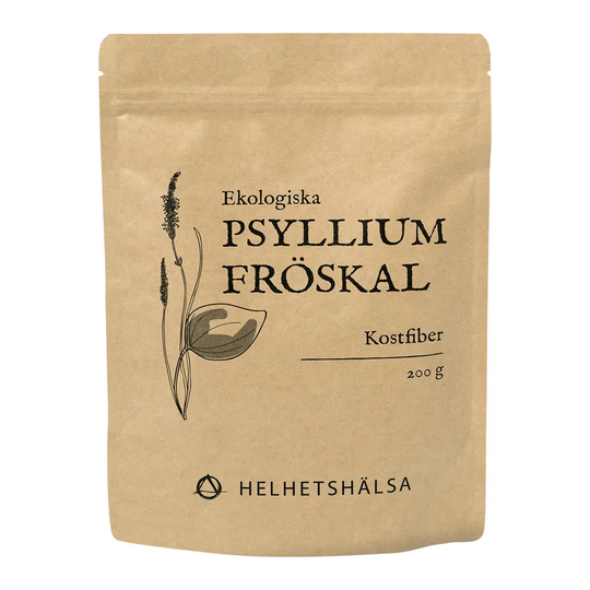 Helhetshälsa Psylliumfröskal, 200g ekologisk