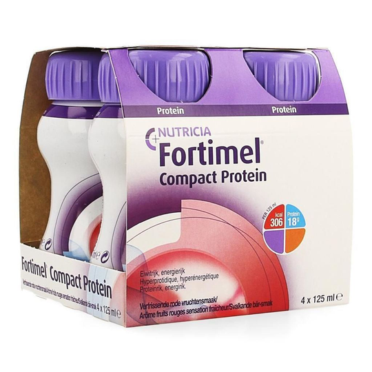 Fortimel Compact Protein Svalkande Bärsmak 4 x 125 ml