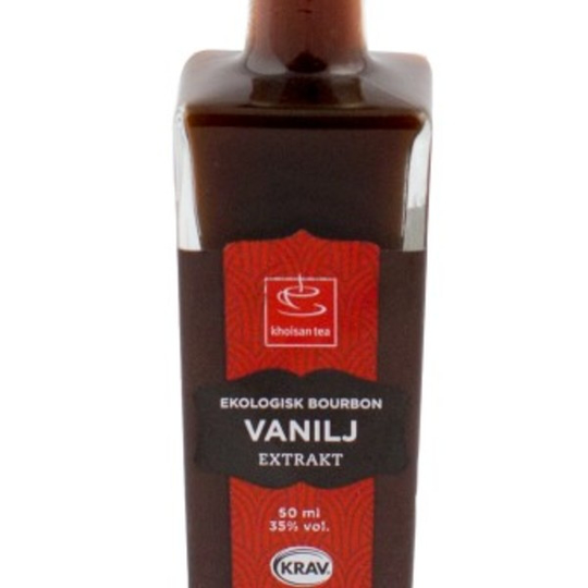 Khoisan Gourmet Äkta Bourbon Vaniljextrakt EKO KRAV 50 ml