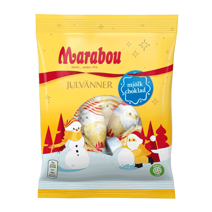 Marabou Mjölkchoklad Julvänner