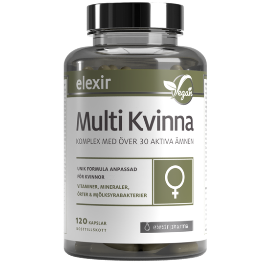 Elexir Pharma Multi Kvinna 120 kapslar