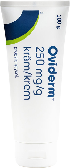 Oviderm Kräm 250mg/g Tub, 100g