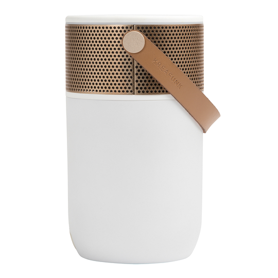 Kreafunk - aGlow Högtalare Bluetooth Vit/Roséguld
