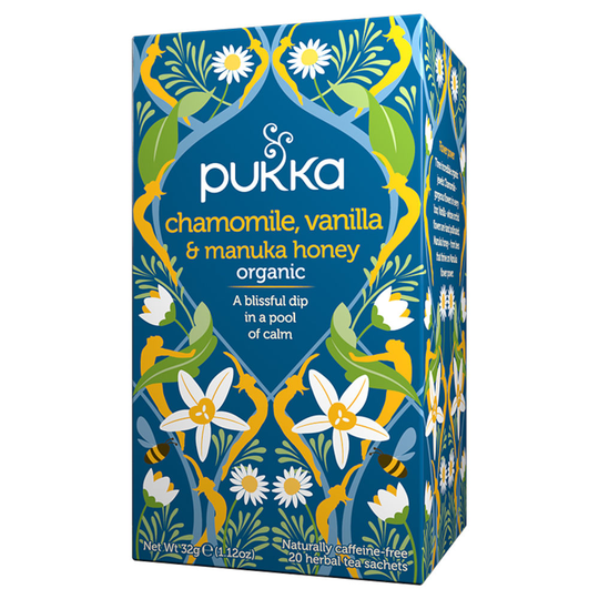 Pukka Örtte Chamomile, Vanilla & Manuka Honey 20-pack