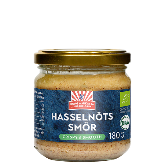 Hasselnötssmör utan salt, 180 gram