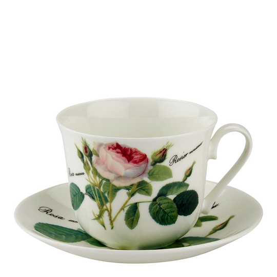 Kirkham - Kirkham Redoute Roses Kopp med fat 45 cl