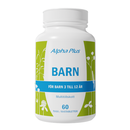 Alpha Plus Barn 60 tabletter