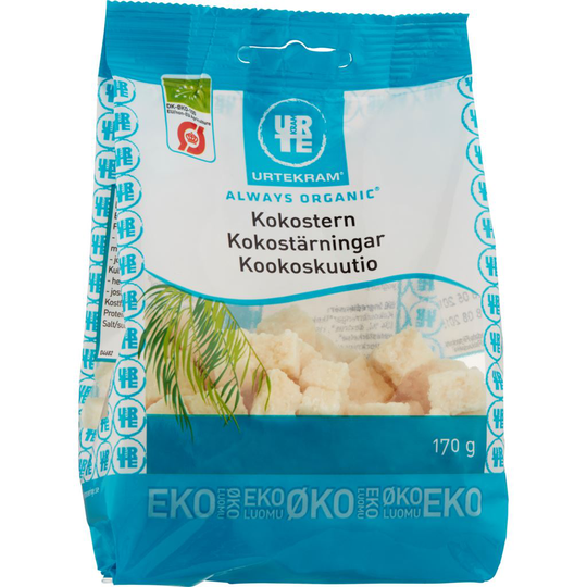 Urtekram Food Kokostärningar EKO 170 g